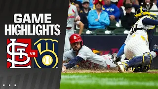 Cardinals vs. Brewers Game Highlights (5/11/24) | MLB Highlights