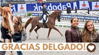 Despedida de Delgado con Beatriz Ferrer salat en la Madrid Horse Week