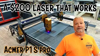 A $200 laser that works- Acmer P1 S Pro
