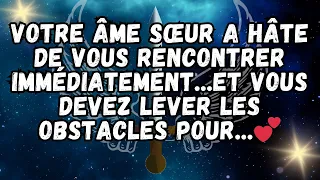 Votre âme sœur a hâte de vous rencontrer immédiatement   et vous devez lever les obstacles pour   💕