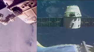 SpaceX CRS-13: Dragon departure from the ISS