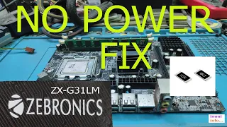 ZEBRONICS ZX G31LM NO POWER FIX