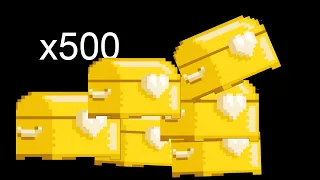 Opening 500 Golden Booty Chests in Growtopia (Did I Get GHC?)