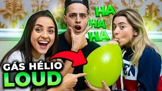 MUITO ENGRAÇADO!! TENTE NÃO RIR COM GÁS HÉLIO NA LOUD!!