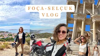 İzmir'in Foça ve Selçuk İlçelerini Motorum İle Gezdik - Vlog