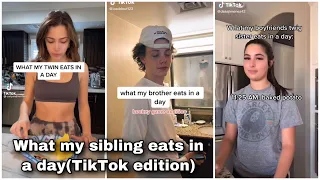 What my sibling eats in a day(TikTok edition)