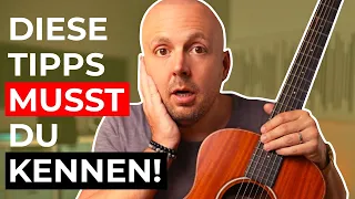 Die BESTEN Gitarrentipps - 7 Tipps, von denen ich gerne schon am ersten Tag gewusst hätte!