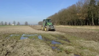 TRACTORS IN MUD 2017- John Deere 7230 +7270 Zetor 16245, Axion 850