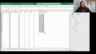 Population Demographics on Excel 3: % Maturation