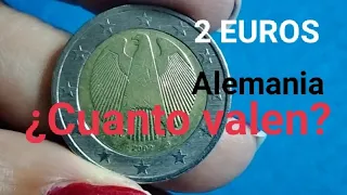 Descubre los secretos de la moneda de 2 EUROS del ÁGUILA. Moneda de Alemania del año 2002