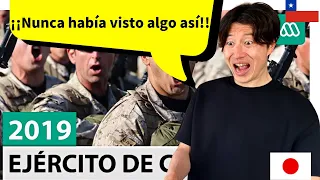 JAPONÉS reacciona a la PARADA MILITAR de CHILE 2019