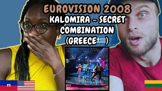 REACTION TO Kalomira - Secret Combination (Greece 🇬🇷 Eurovision 2008) | FIRST TIME WATCHING