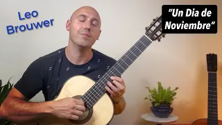 Brouwer - "Un Dia de Noviembre" (A Day in November) | Classical Guitar | Played by Jonathan Richter