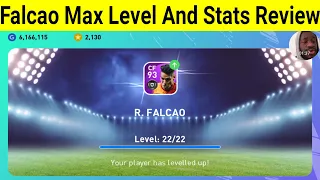 Training R. Falcao To Max Level And Stats Review In PES 2021 Mobile