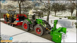 #FarmingSimulator22🔸Buying a JCB Wheel Loader. Clearing Snow. Logging🔸#TheOldStreamFarm Ep.42🔸4K