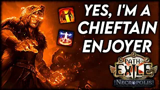 My League Starter for Necropolis: Righteous Fire Chieftain | Path of Exile 3.24