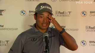 Hideki Matsuyama 2021 BMW Championship Thursday Flash Interview Japanese