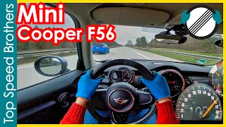 Mini Cooper F56 (2021) AUTOBAHN POV TOP SPEED 🚀 #TopSpeedBrothers