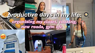 productive days in my life 🦋: getting my life together, organizing, new reads, etc. | alyssa howard