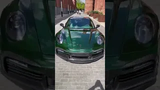 Porsche 992 Stinger GTR Limited Carbon Edition green