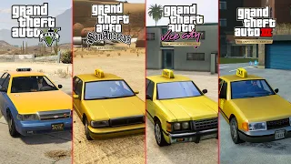 GTA 5 TAXI VS GTA Trilogy Definitive - TAXI: WHICH IS BEST?