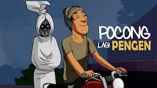 Pocong Lagi Pengen - Kartun Lucu Hantu