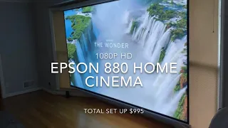 Home Cinema on a budget. Epson 880 - 3LCD system