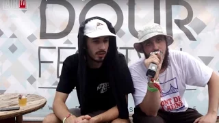 Caballero et Lomepal - Interview @ Dour Festival 2015