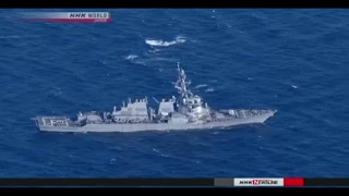 Столкновение американского эсминца «Фицджеральд» и филиппинского контейнеровоза.