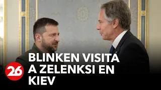 Antony Blinken en Ucrania: el máximo diplomático estadounidense visita a Zelenski en Kiev