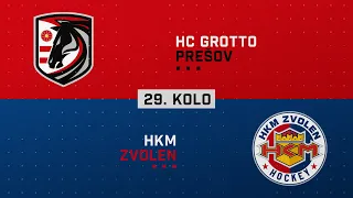 29.kolo HC Grotto Prešov - HKM Zvolen HIGHLIGHTS