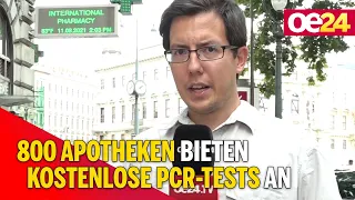 800 Apotheken bieten kostenlose PCR-Tests an