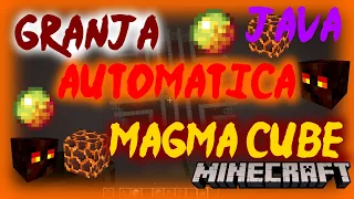 Granja de magma cube automática | Minecraft Java 1.16