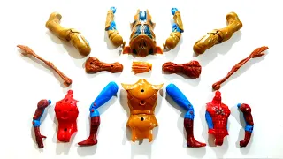 Assemble Toys Spiderman Vs Siren Head Vs Thanos Avengers