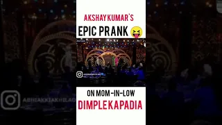 Akshay Kumar epic prank on mom-in-law Dimple Kapadia😂😂#Akshaykumar#DimpleKapadia#Twinklekhanna🔥🔥