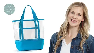 Make a "Clear Vinyl Tote Bag" with Misty Doan on At Home With Misty (Video Tutorial)