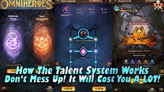 [Omniheroes] - How Talent system works & Why you HAVE TO BE CAREFUL or it can cost you your units!
