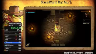 SpeedRun SteamWorld Dig Any% 32:52