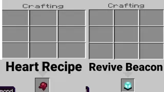 How To Craft Heart And revive Beacon In Fire Lifesteal SMP Minecraft India