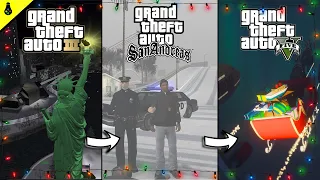 The Complete Evolution of Snow and Winter in the Original GTA Games