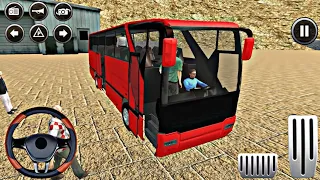 Uphill Offroad Bus Driving Sim 🚌💥|| Bus Crazy Offroad Drive 🚌 || Gameplay 558 √ Driving Gameplay