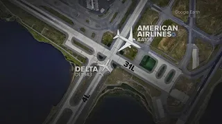 American Airlines, Delta planes nearly collide at New York's JFK airport