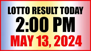 Lotto Result Today 2pm May 13, 2024 Swertres Ez2 Pcso
