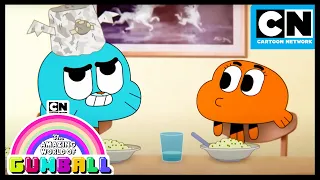 Darwin is jealous of Gumball's headwear | The Helmet | Gumball | Cartoon Network