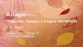Adagio from "Toccata, Adagio e Fugue", BWV564, J S  Bach