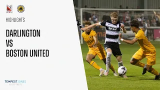 Darlington 0-0 Boston United - National League North - 2023/24