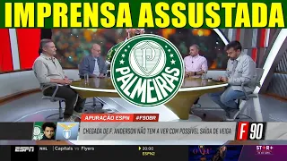 IMPRENSA ASSUSTADA COM CONTRATAÇÃO DE FELIPE ANDERSON PELA PALMEIRAS