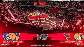 Florida Panthers vs Ottawa Senators 3/27/2023 NHL 23 Gameplay