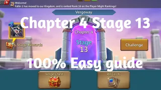 Lords mobile Vergeway Chapter 4 Stage 13 easiest guide