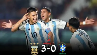 Argentina vs Brazil 3-0 - All Goals & Extended Highlights - U17 World Cup